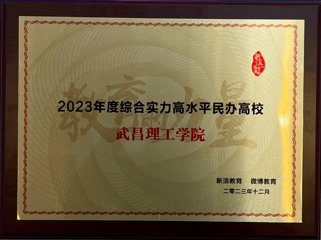 再获大奖！武昌理工学院荣获“2023年度综合实力高水平民办高校”第一名(图3)